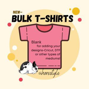 blank T-shirt Lot 20pc juniors xs-xxl crop lightweight multi color